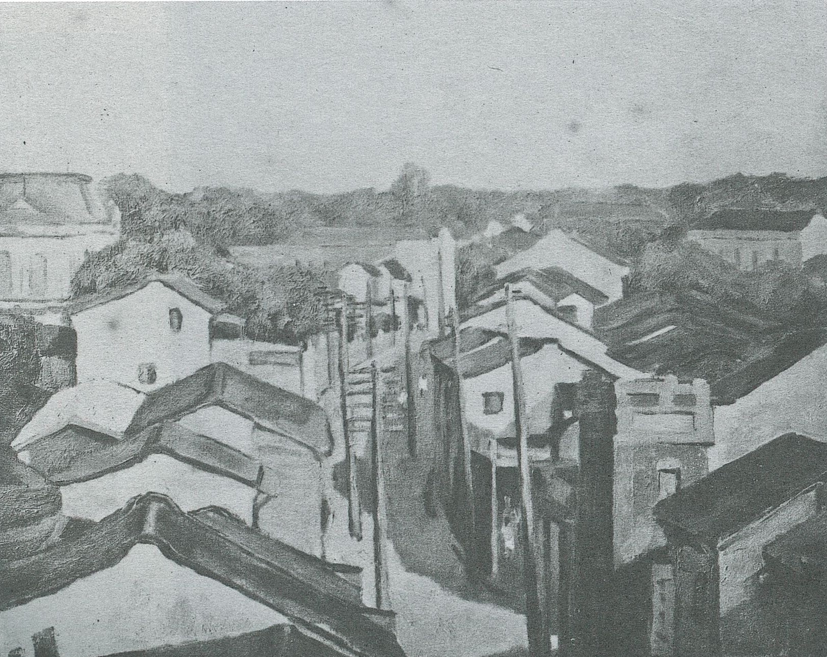 高橋清《九月的臺南》_第一回臺展